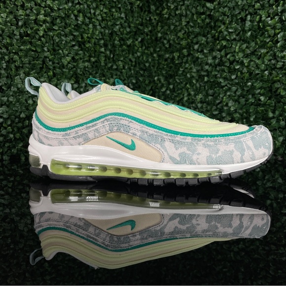 Nike Other - Nike Air Max 97 Neptune Green Camo Coconut Milk Sneakers DX3946-100 Size 14